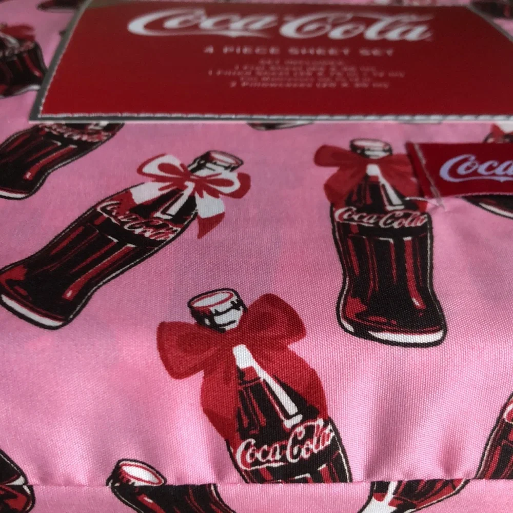 Coca Cola Coke TWIN Sheet Set